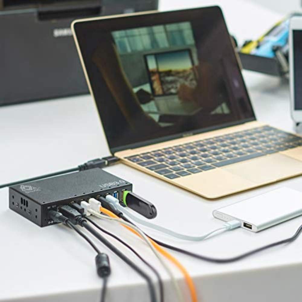 7 Port USB 3.0 Powered Hub with 12V 3A Power Adapter (Black) S617873