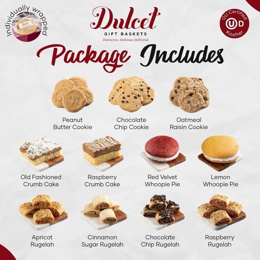 Bakery Sampler Dessert Gift Basket F109