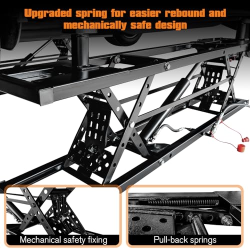 Portable Car Lift, 7000 LBS, 28" Maximum Height Q901213