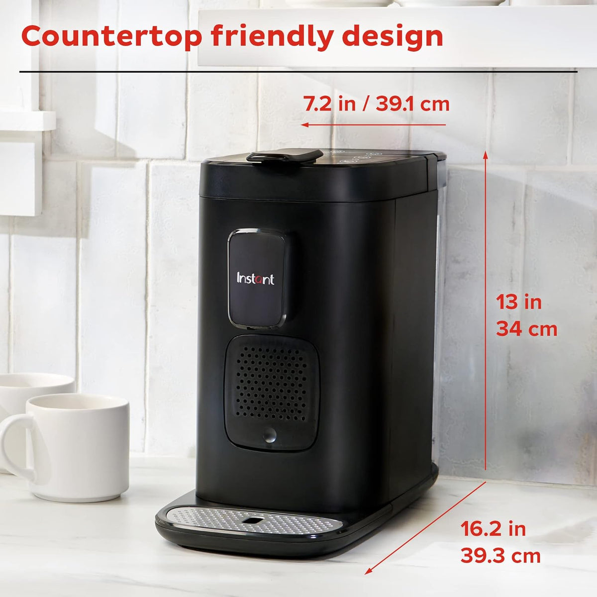 3-in-1 Espresso, K-Cup Pod and Ground Coffee Maker with Reusable Coffee Pod, 2 to 12oz Brew Sizes, 68oz Reservoir W3527