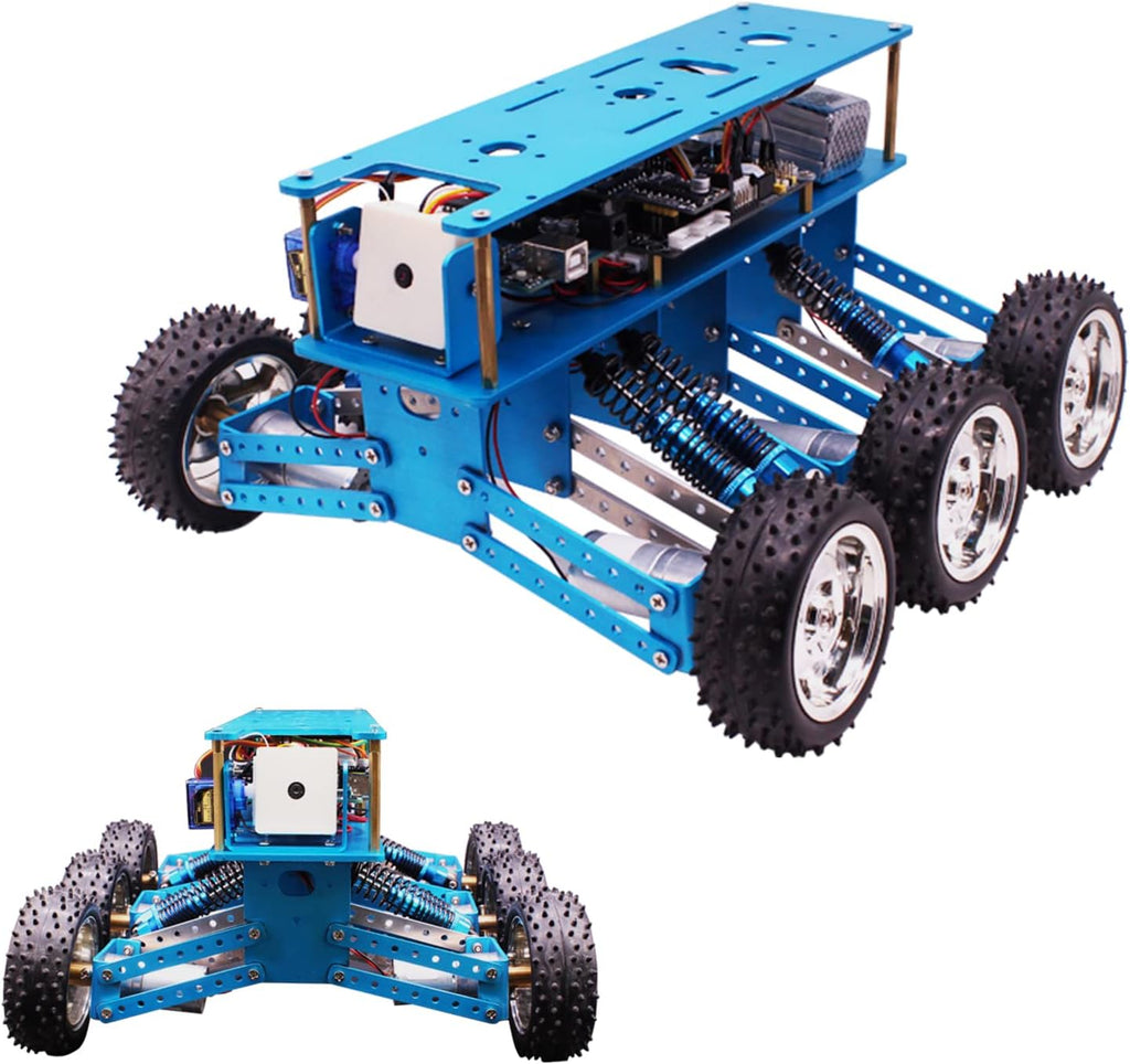 6WD Robot Kit with Camera DIY Programmable RC Car P259