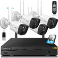 3K 5.0MP Wireless Security Camera System with 2TB Hard Drive E1382