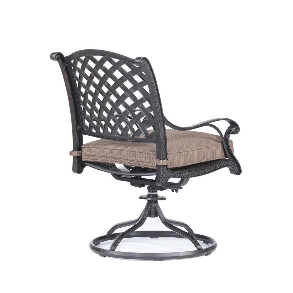 Olefin Aluminum Dining Swivel Rocker with Cushion Set of 2 B139