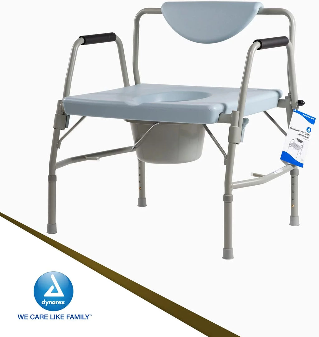 Bariatric Drop-Arm Commode 1000lb Capacity Q740705