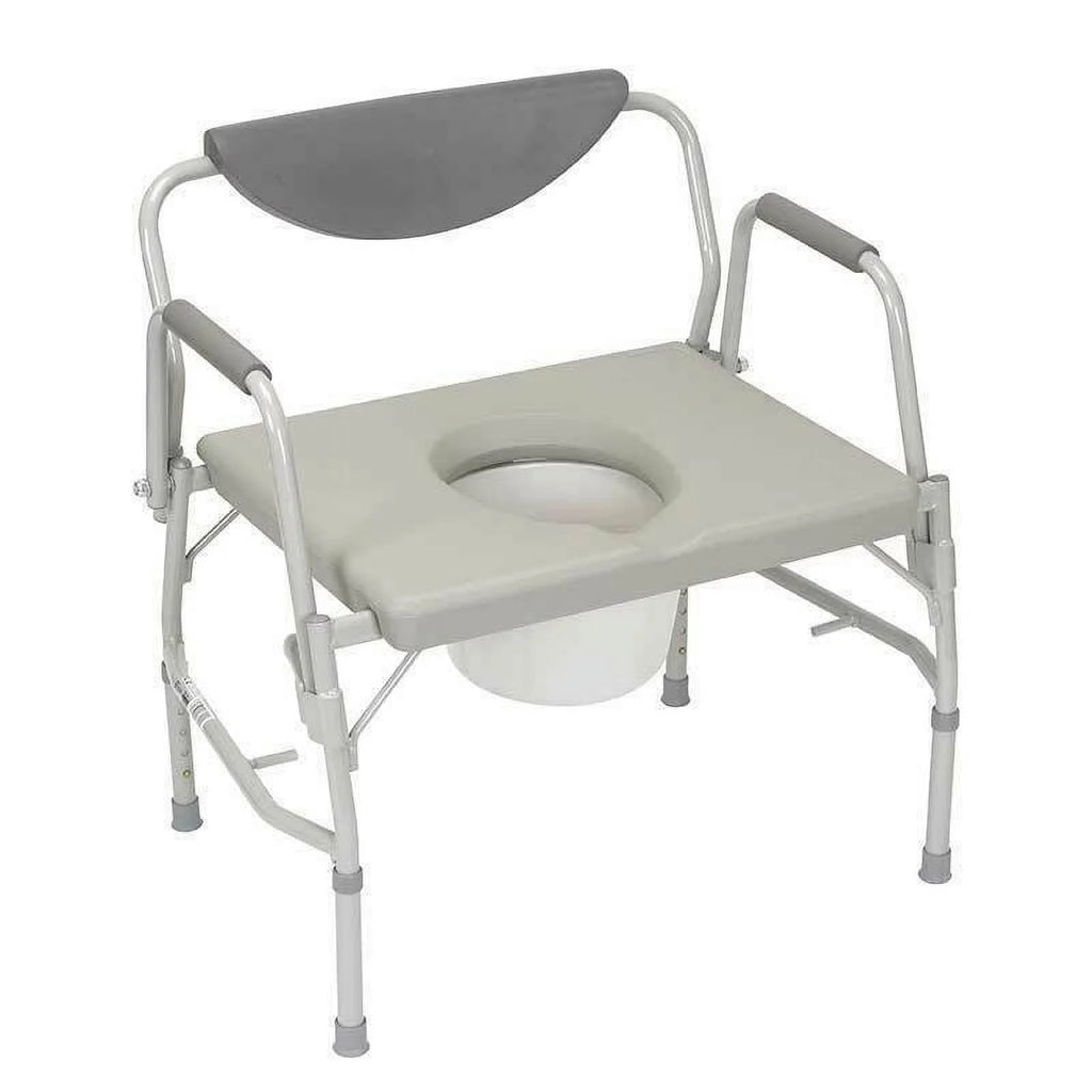 Bariatric Drop-Arm Commode 1000lb Capacity Q740705