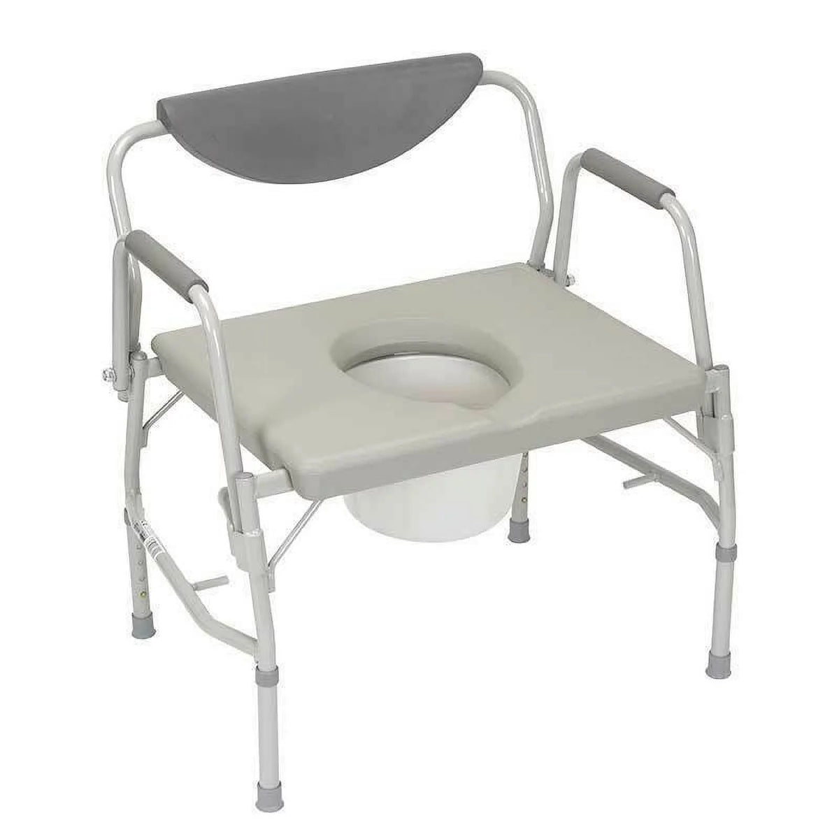 Bariatric Drop-Arm Commode 1000lb Capacity Q740705