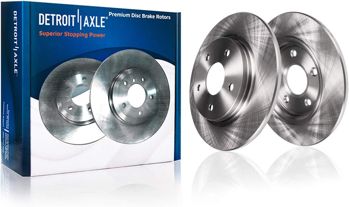 Front and Rear Disc Brake Rotors 4pc Set B6779