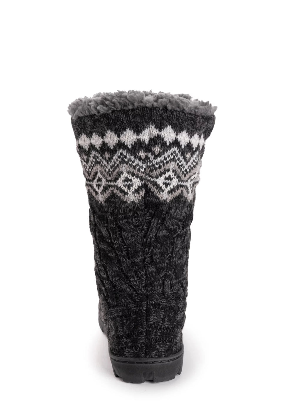 Tall Knit Foldover Slipper Boot R188