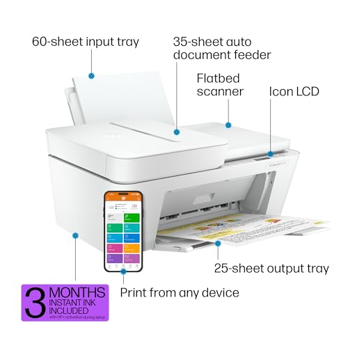 Wireless All-in-One Color Inkjet Printer Scanner Copier M693625
