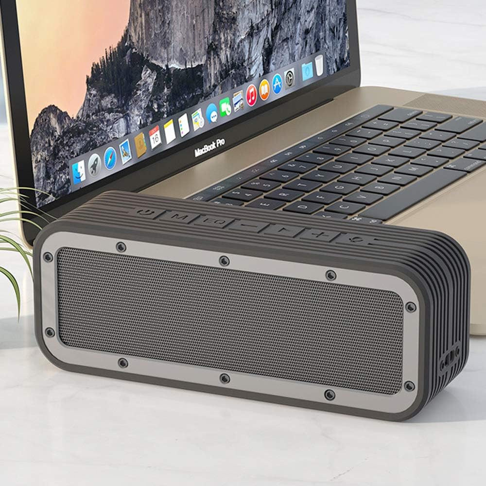 Black Portable IPX7 Waterproof Bluetooth Speaker Q292377
