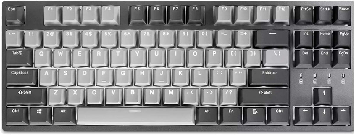 87 Keys Mechanical Gaming Keyboard with Cherry Silent Red Switches C115120