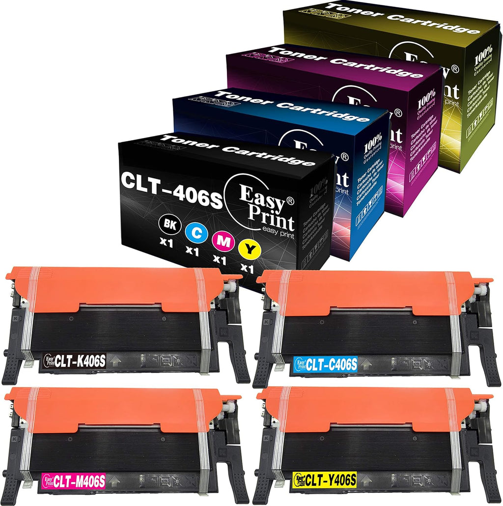 Compatible Toner Cartridge Replacement 4-Pack Black Cyan Magenta Yellow C3055