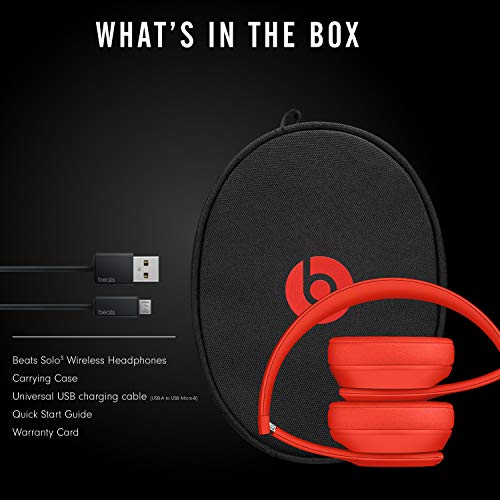 Red On-Ear Wireless Headphones with Bluetooth J58730