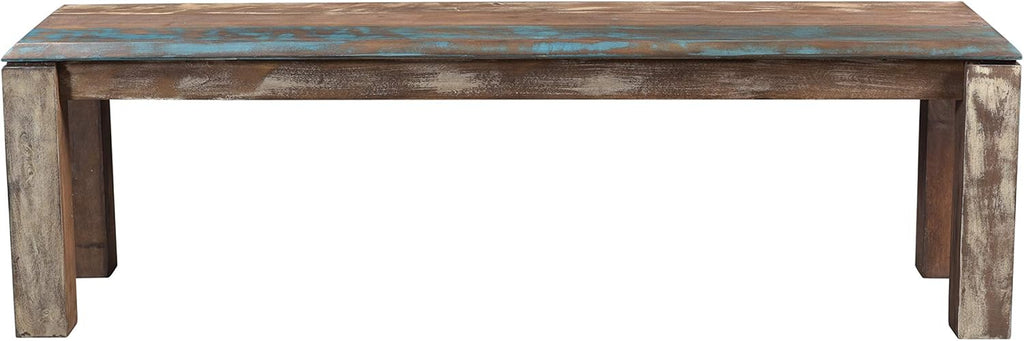 Brown Sheesham Wood Live Edge Bench S982392