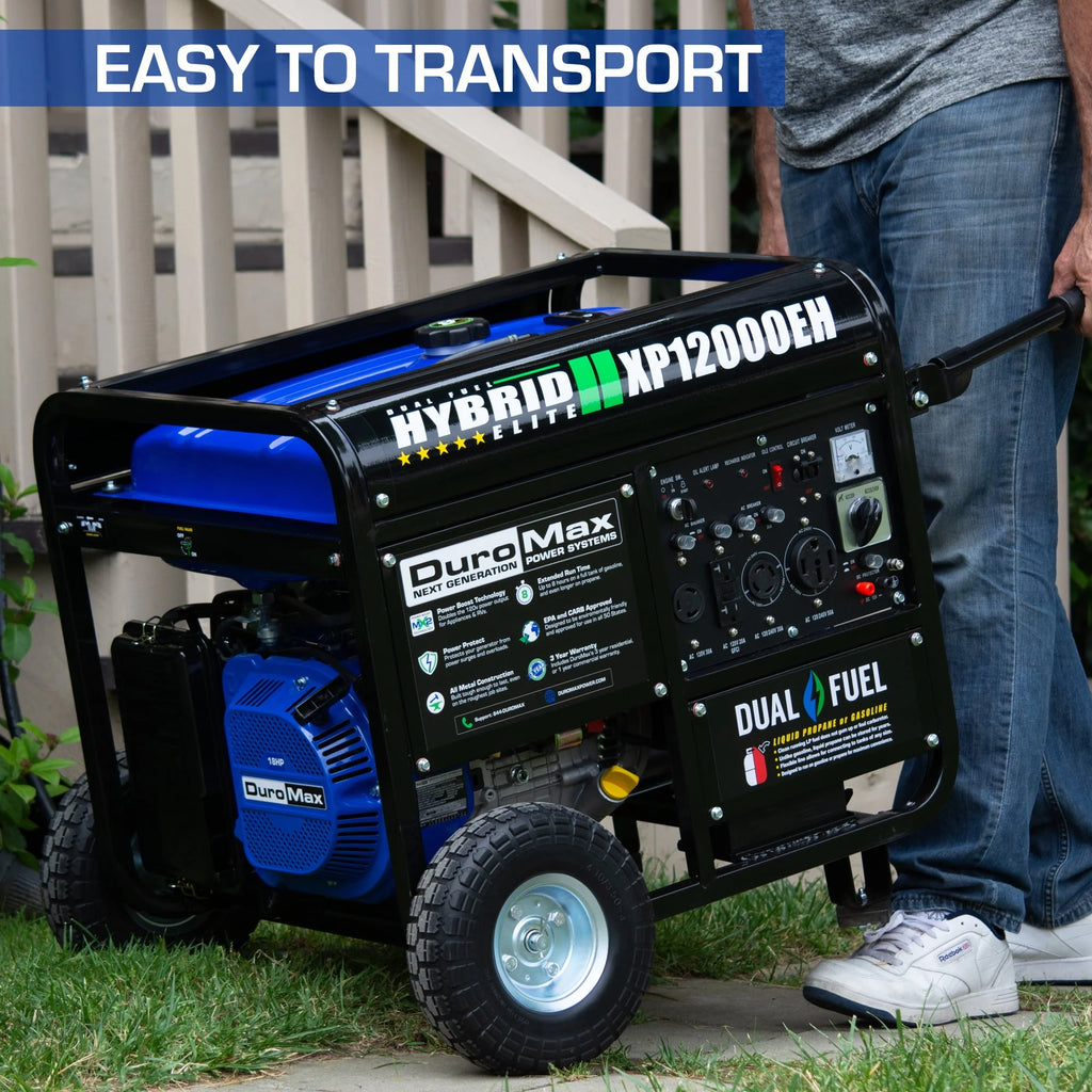 12,000 Watt Portable Dual Fuel Generator N90587