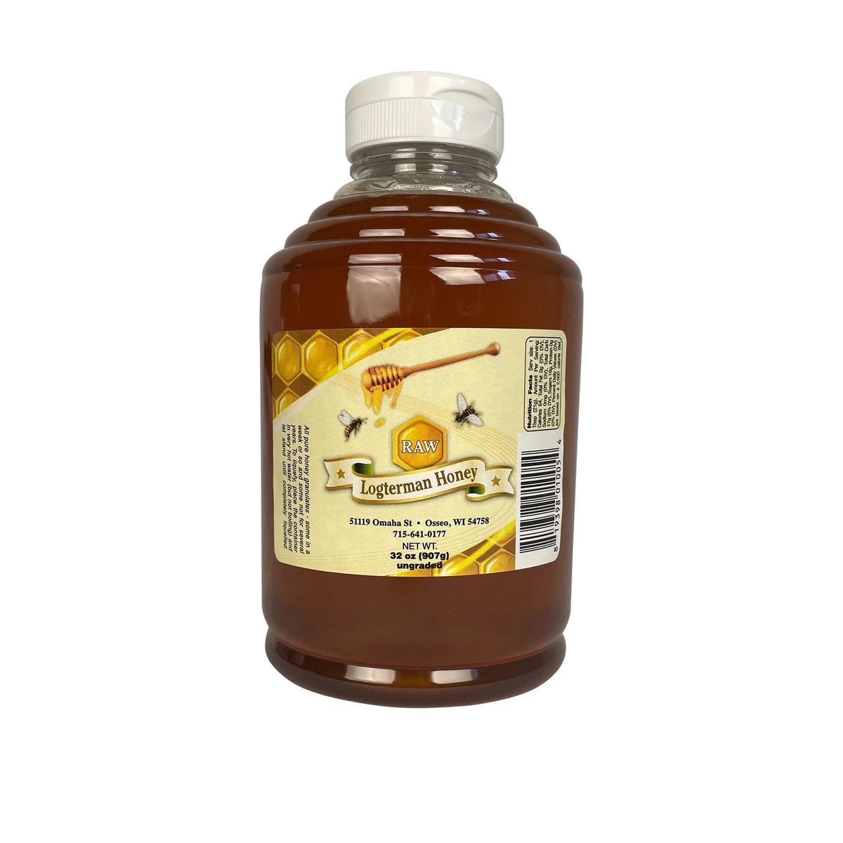 32 Ounce Raw Honey L6752