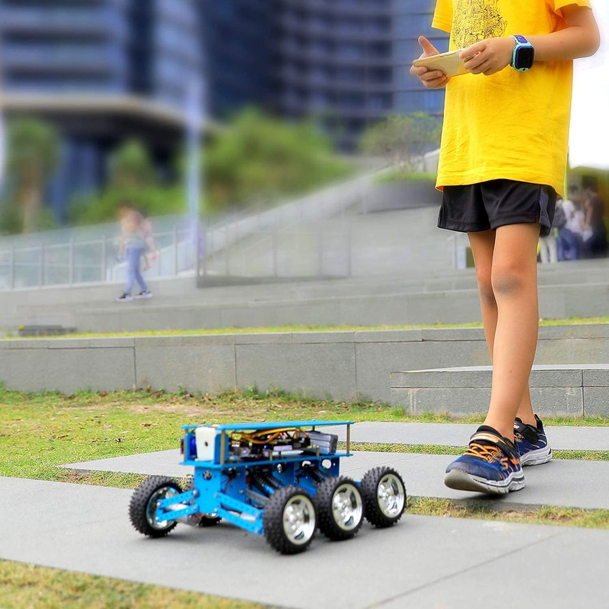 6WD Robot Kit with Camera DIY Programmable RC Car P259