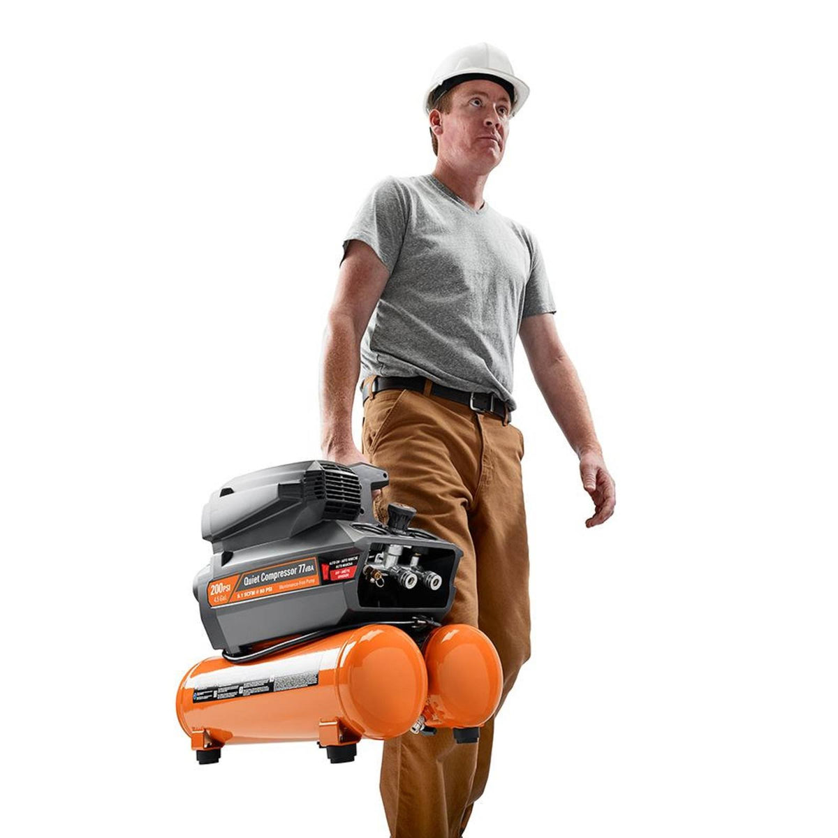 4.5 gal. Portable Electric Quiet Air Compressor Y4720