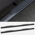 4 Oval Side Step Nerf Bars Matte Black Crew Cab B6500