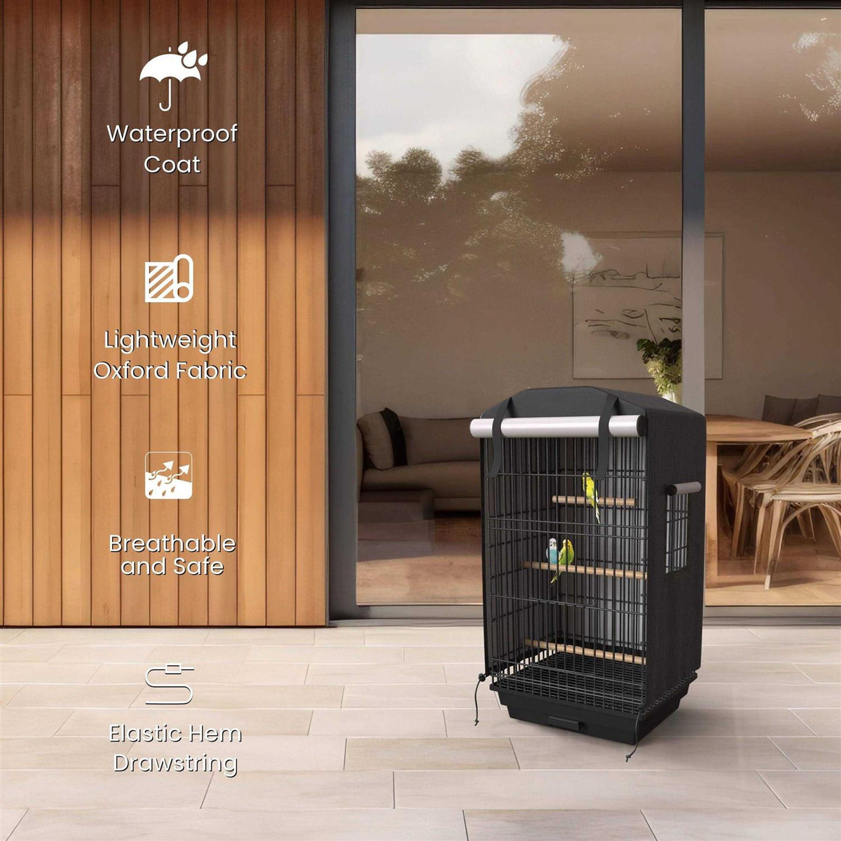 Blackout Bird Cage Cover J2184