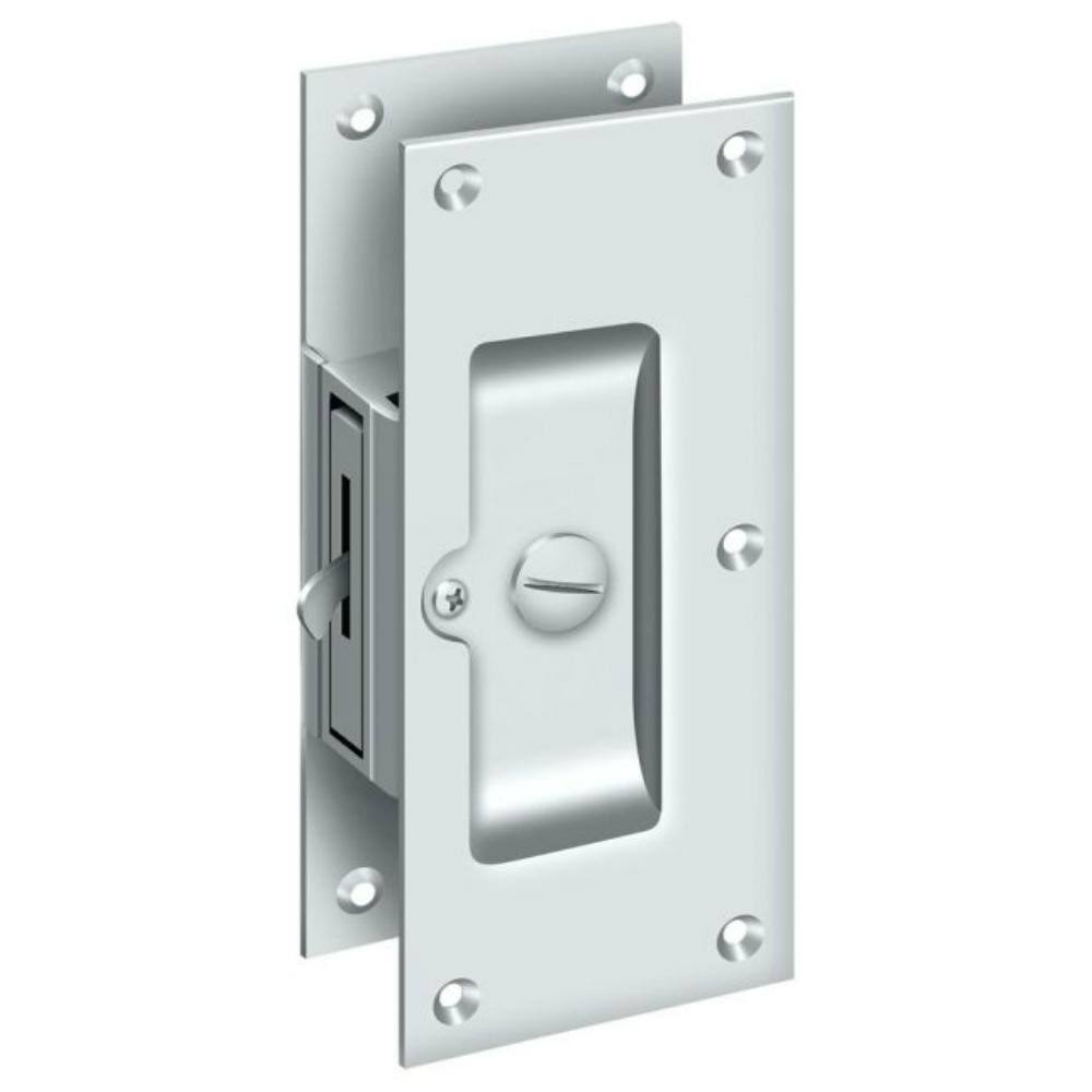 Privacy Pocket Lock Polished Chrome 6" P41501