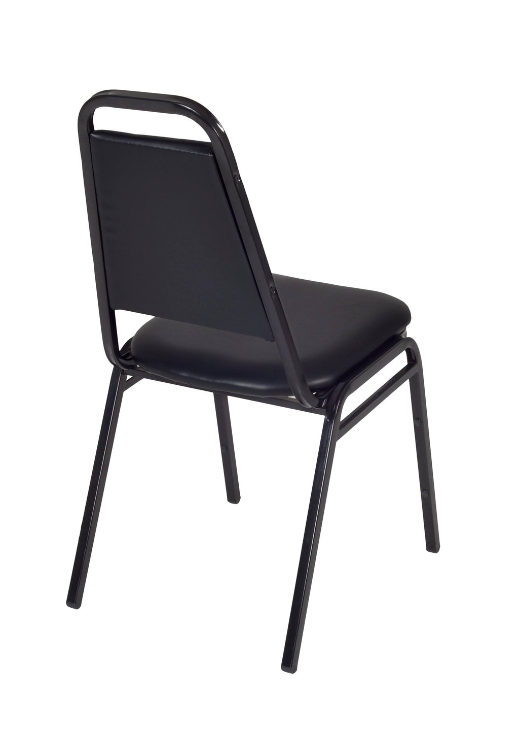 48x22 Round Breakroom Table with 4 Stack Chairs C738