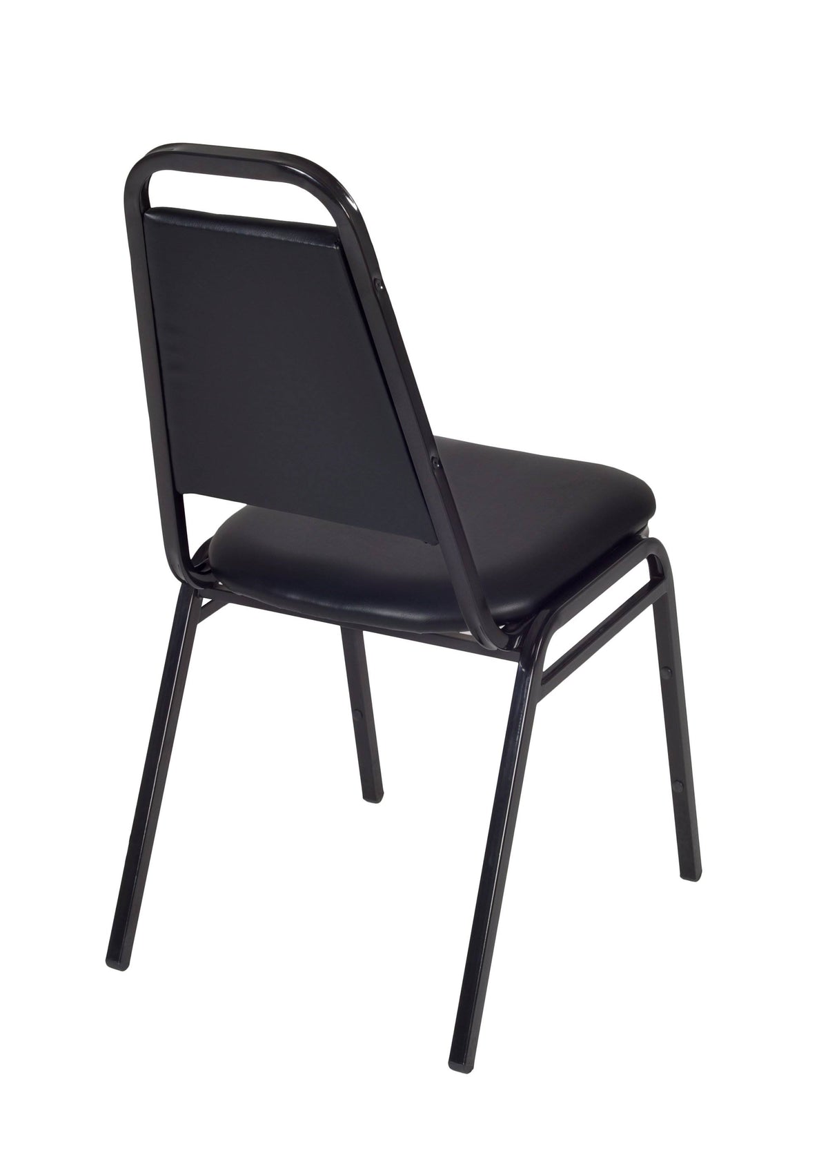 48x22 Round Breakroom Table with 4 Stack Chairs C738