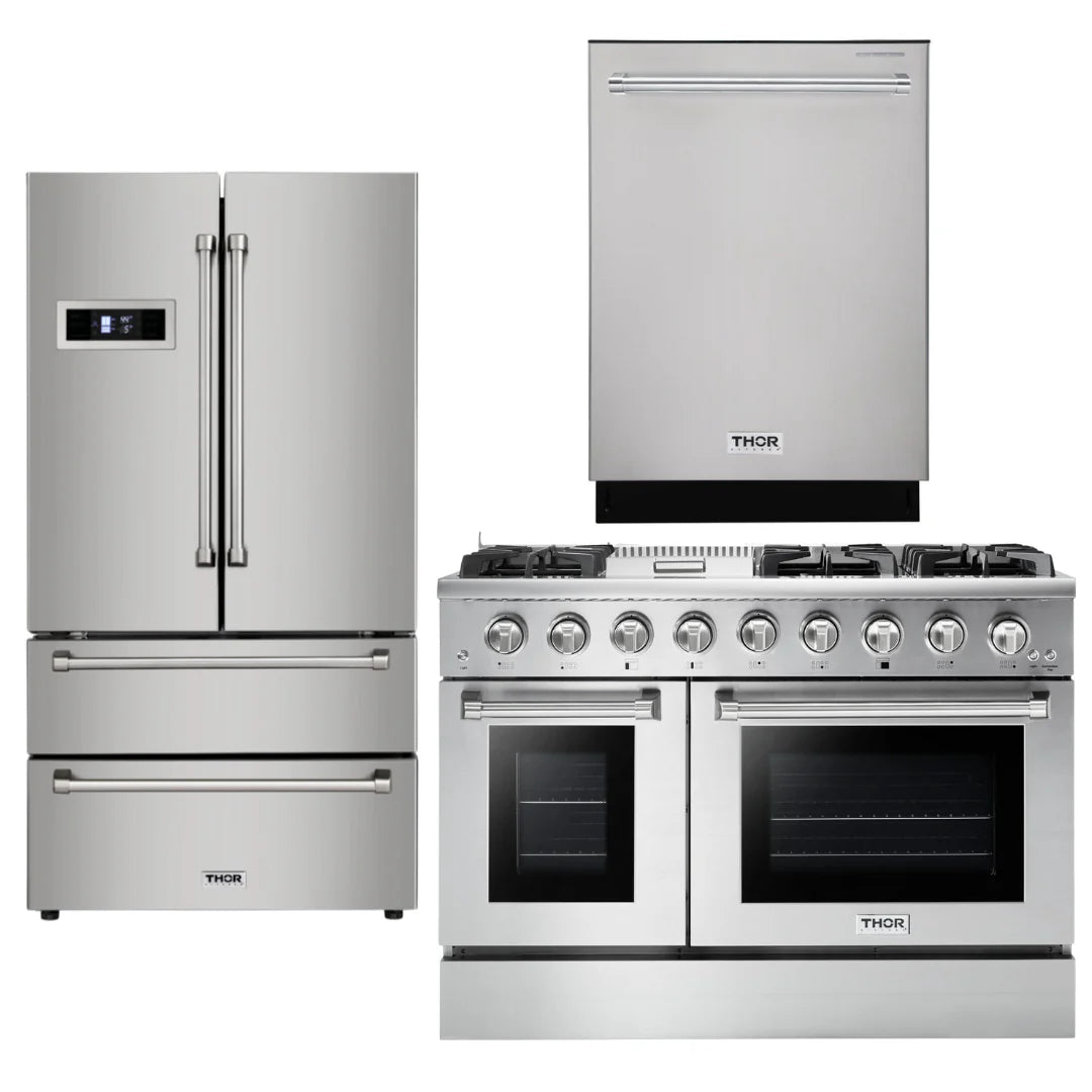 48 Gas Range, Refrigerator & Dishwasher Package D5628