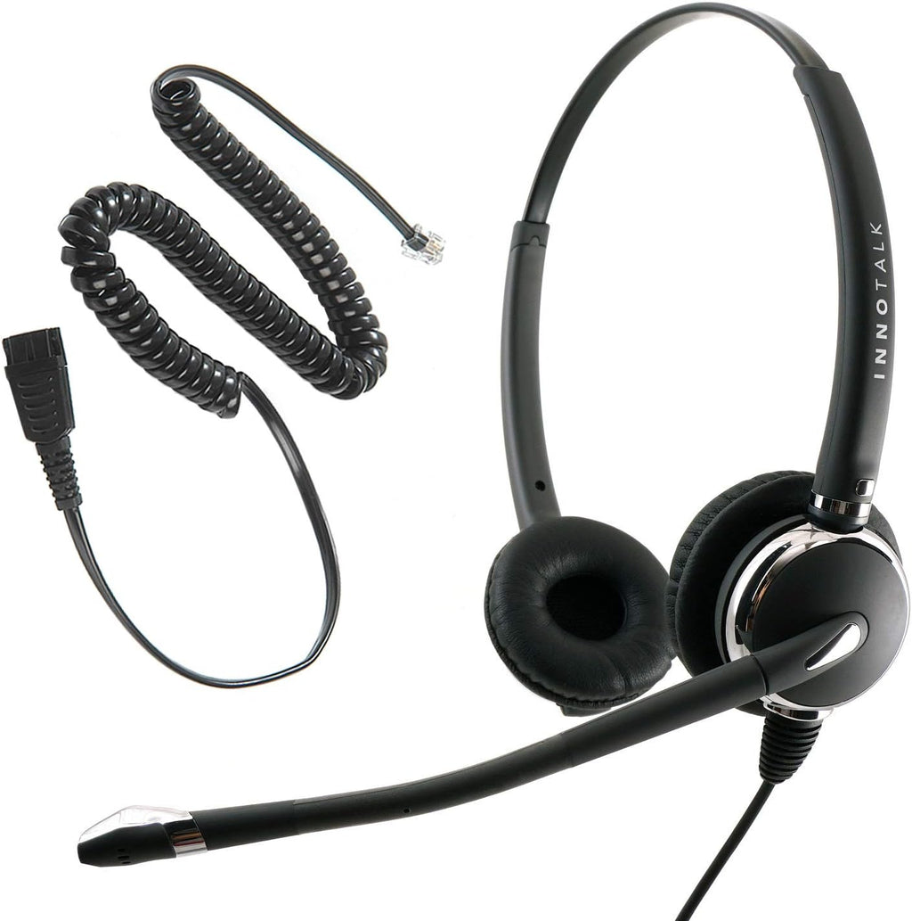 Noise Cancelling Binaural Headset with Quick Disconnect Cord J99800