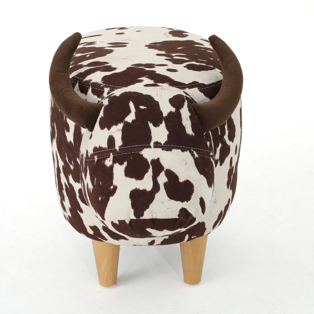 Velvet Cow Ottoman Y367