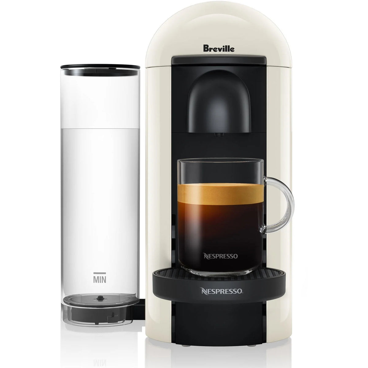 White Coffee and Espresso Maker with Milk Frother U104