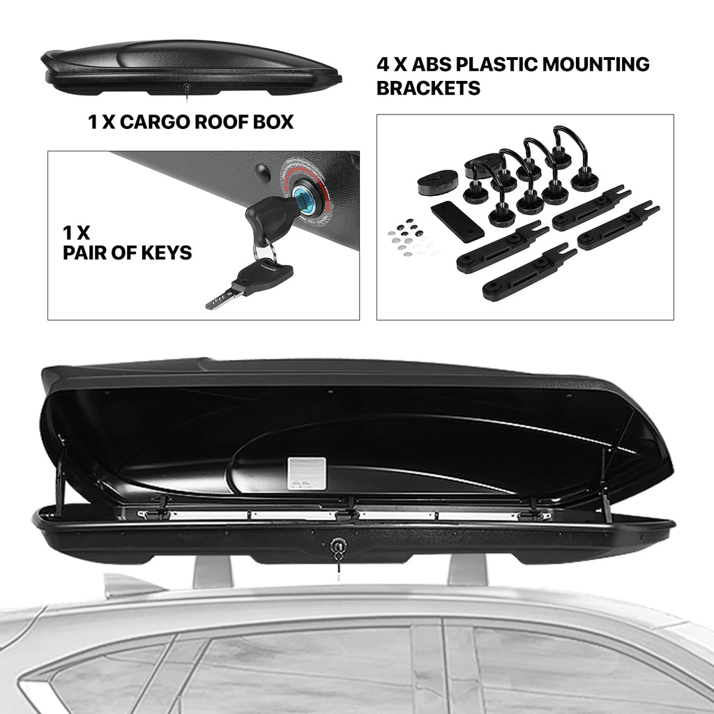 Universal SUV Roof Top Cargo Storage Box with Keys E1428