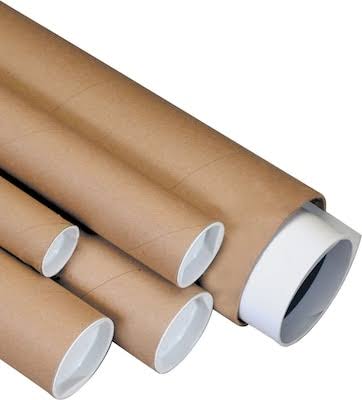 2 x 15" Kraft Tube 50/Case E682368