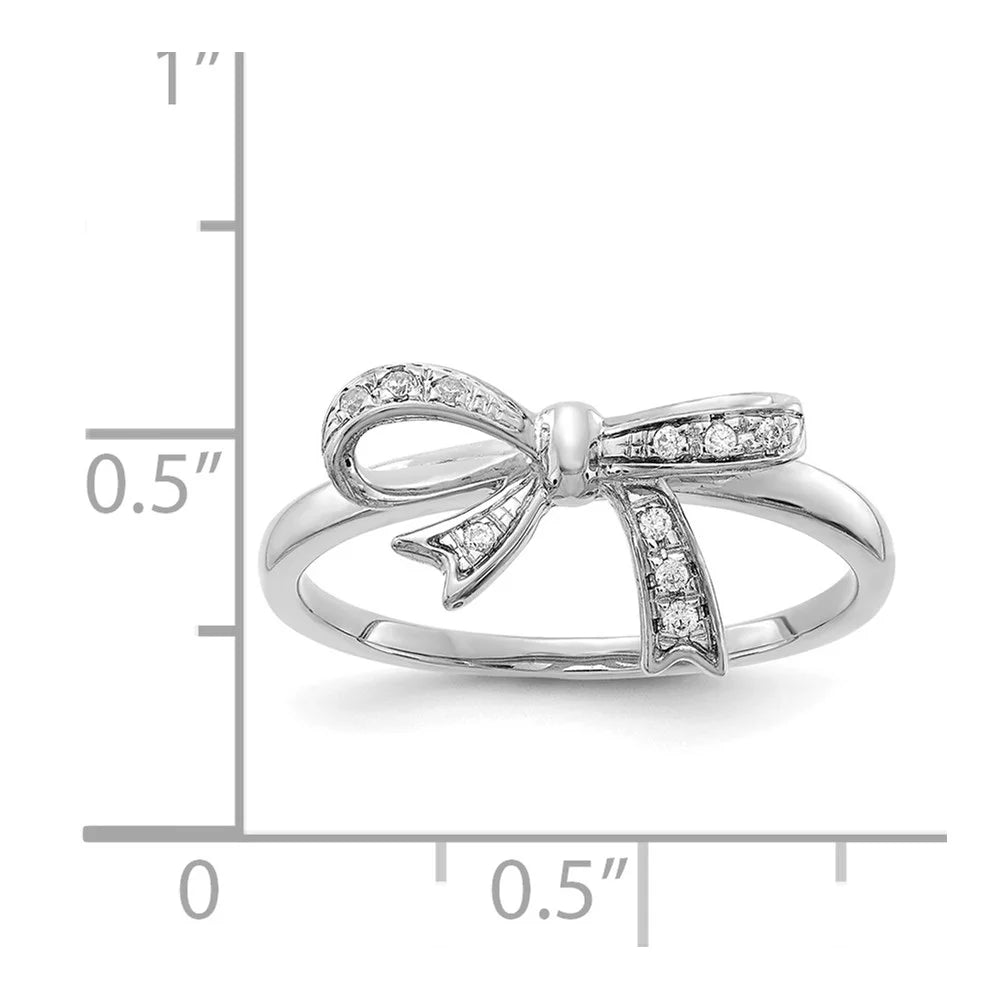 14K White Gold Diamond Ring B56239