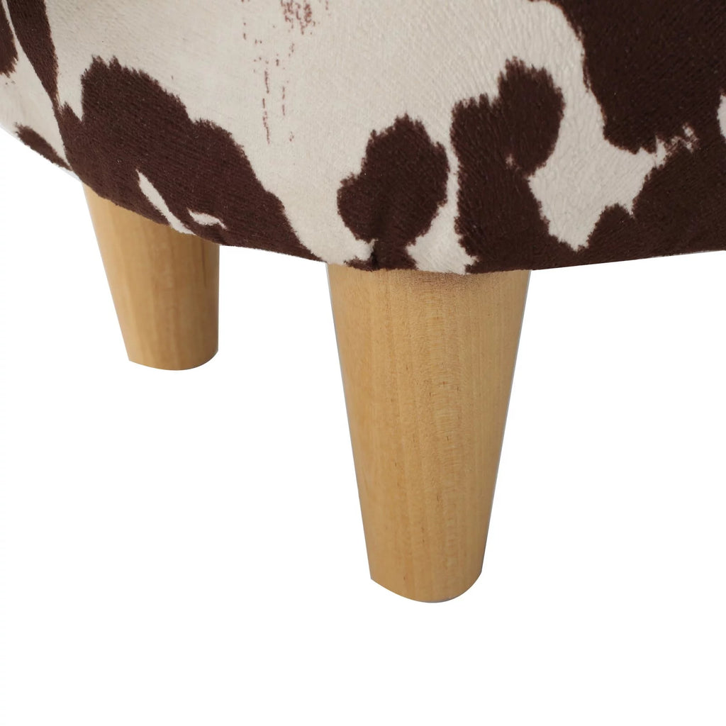 Velvet Cow Ottoman Y367