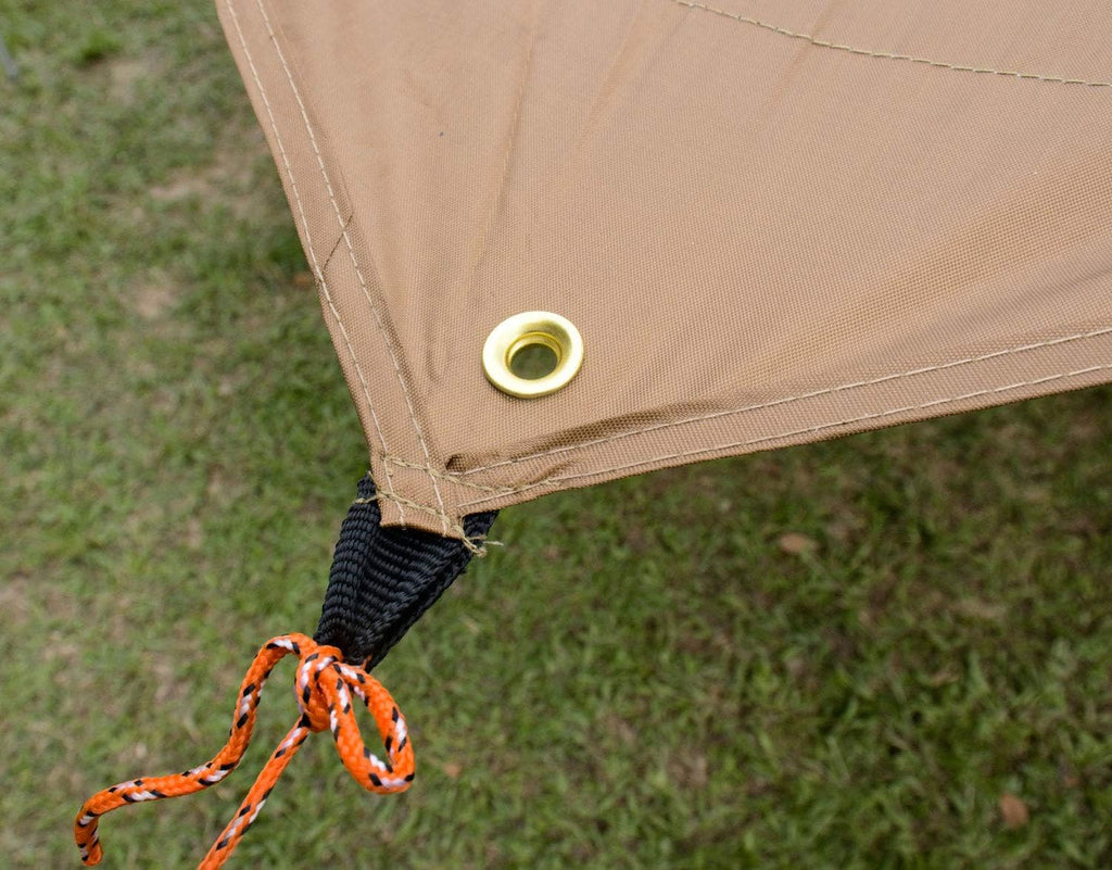 Car Awning Camping Tarp Waterproof Ripstop with 4 Poles D51751