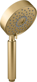 Vibrant Brushed Moderne Brass Handheld Showerhead O135