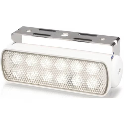 LED Deck Light with Spot Beam Pattern and White Housing L716