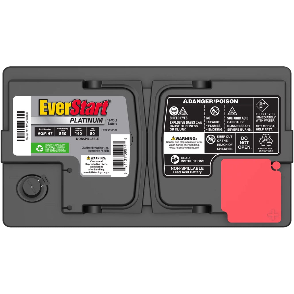 AGM Automotive Battery Group Size H7 12 Volt 800 CCA Q736