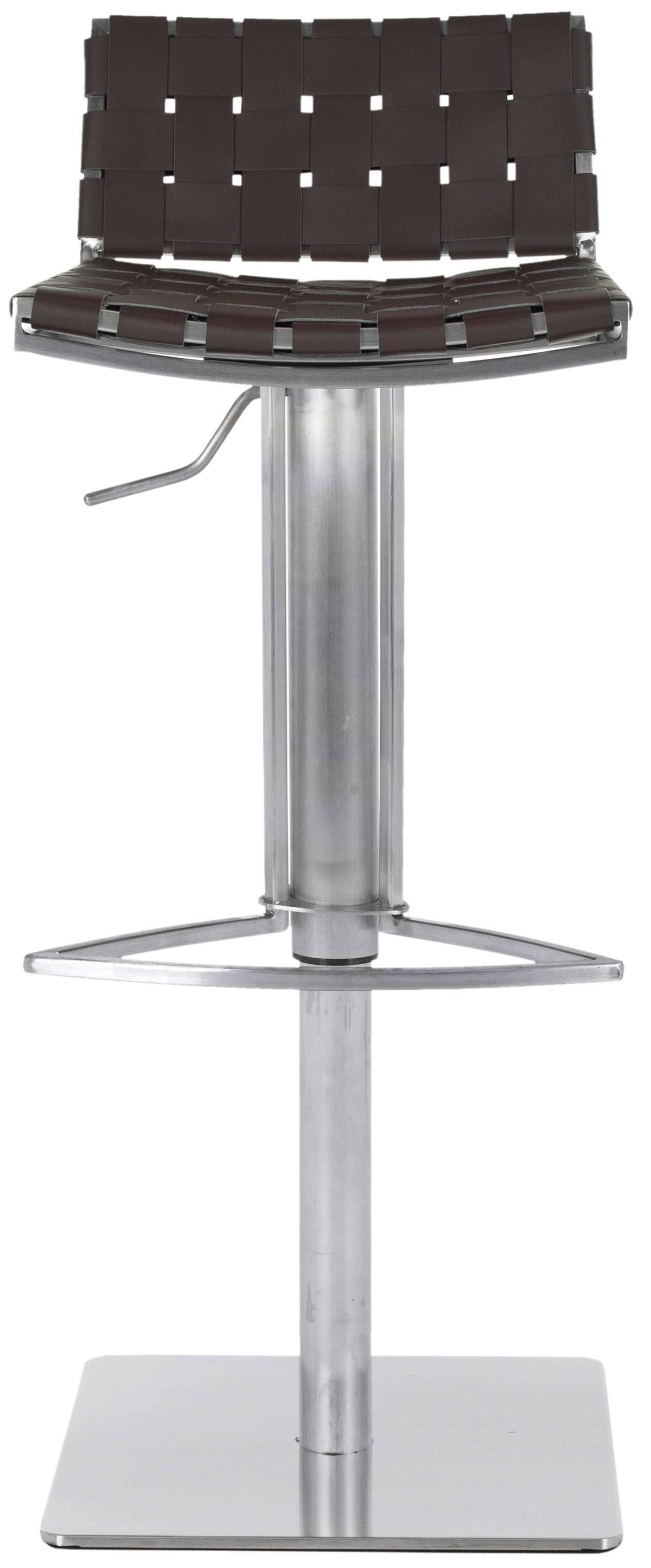 Brown Gas Lift Swivel Bar Stool B56274