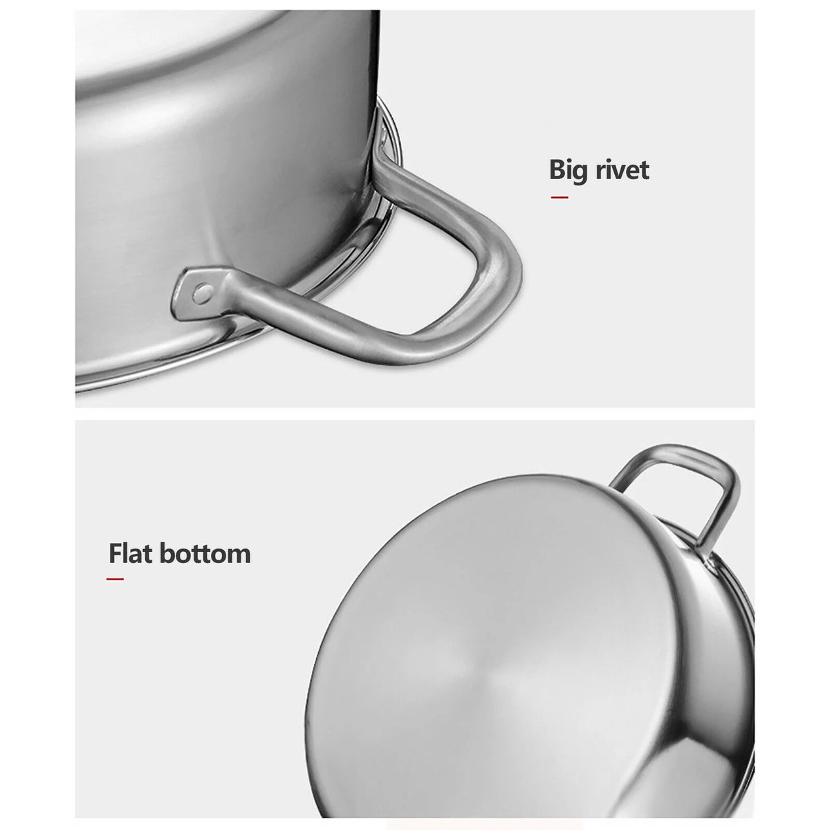 Portable 304 Stainless Cookware Set with Lid K276