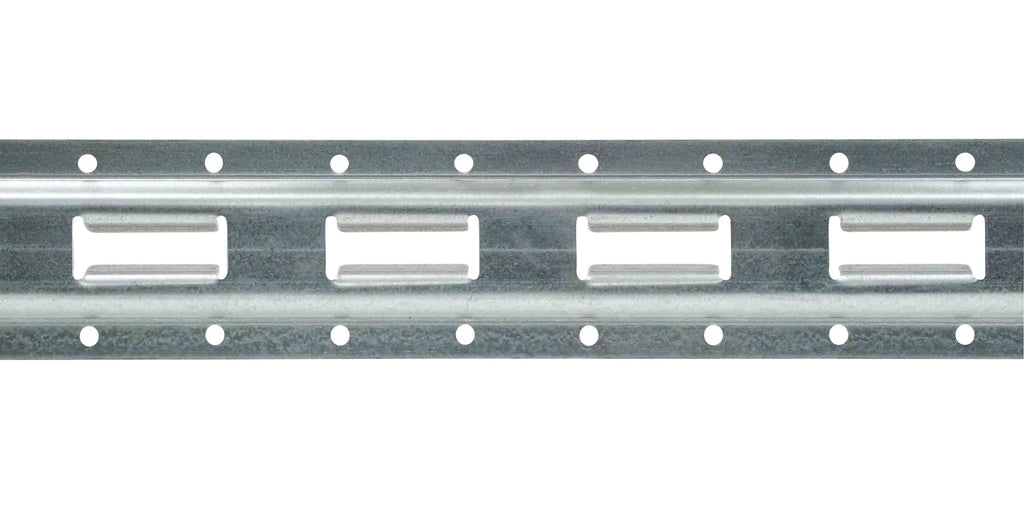 (8 Pack) 5' Vertical Galvanized Steel Bolt-On E-Track Tie-Down Rail M854309