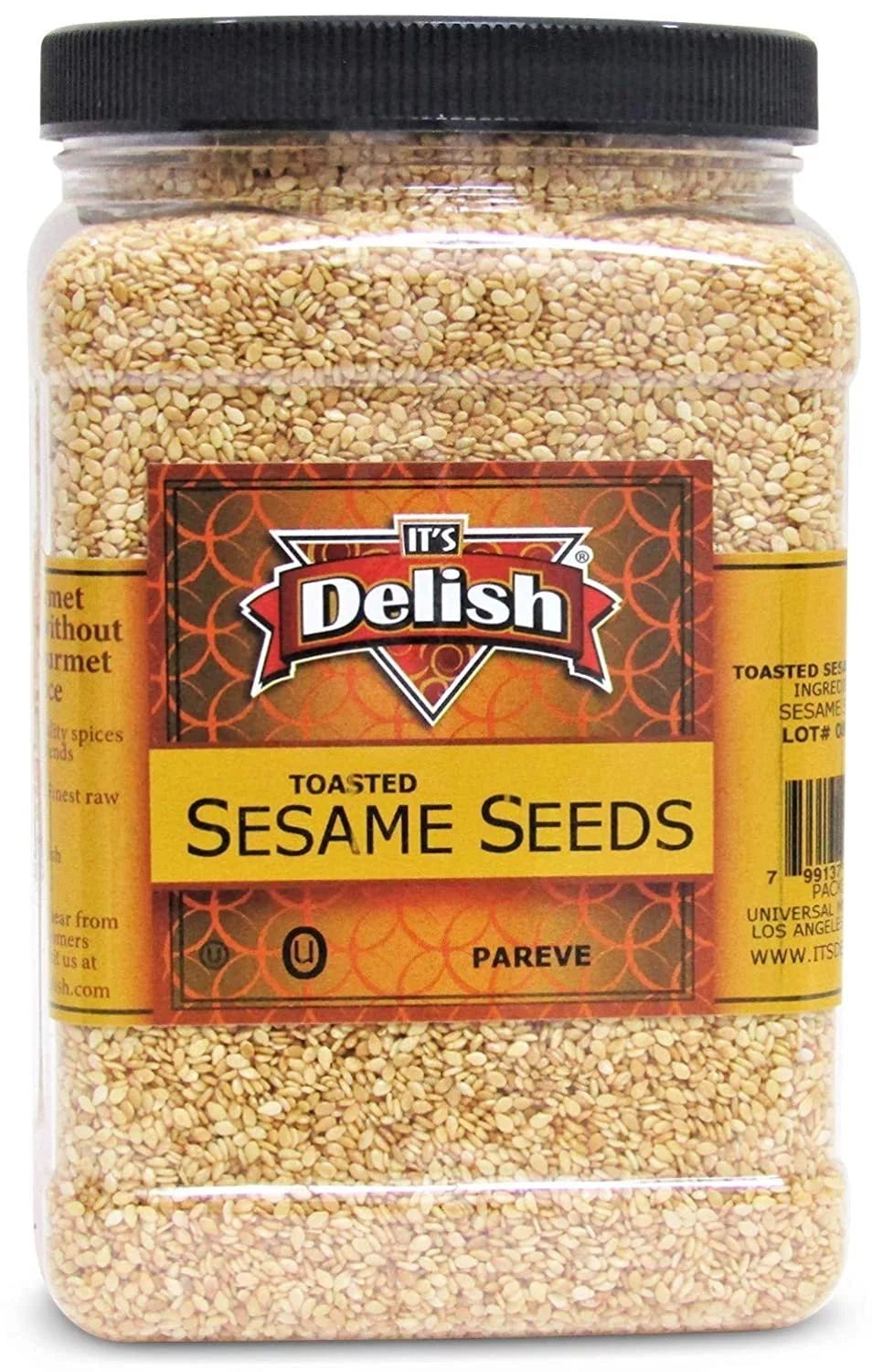 Toasted Whole Sesame Seeds 38 oz N6031