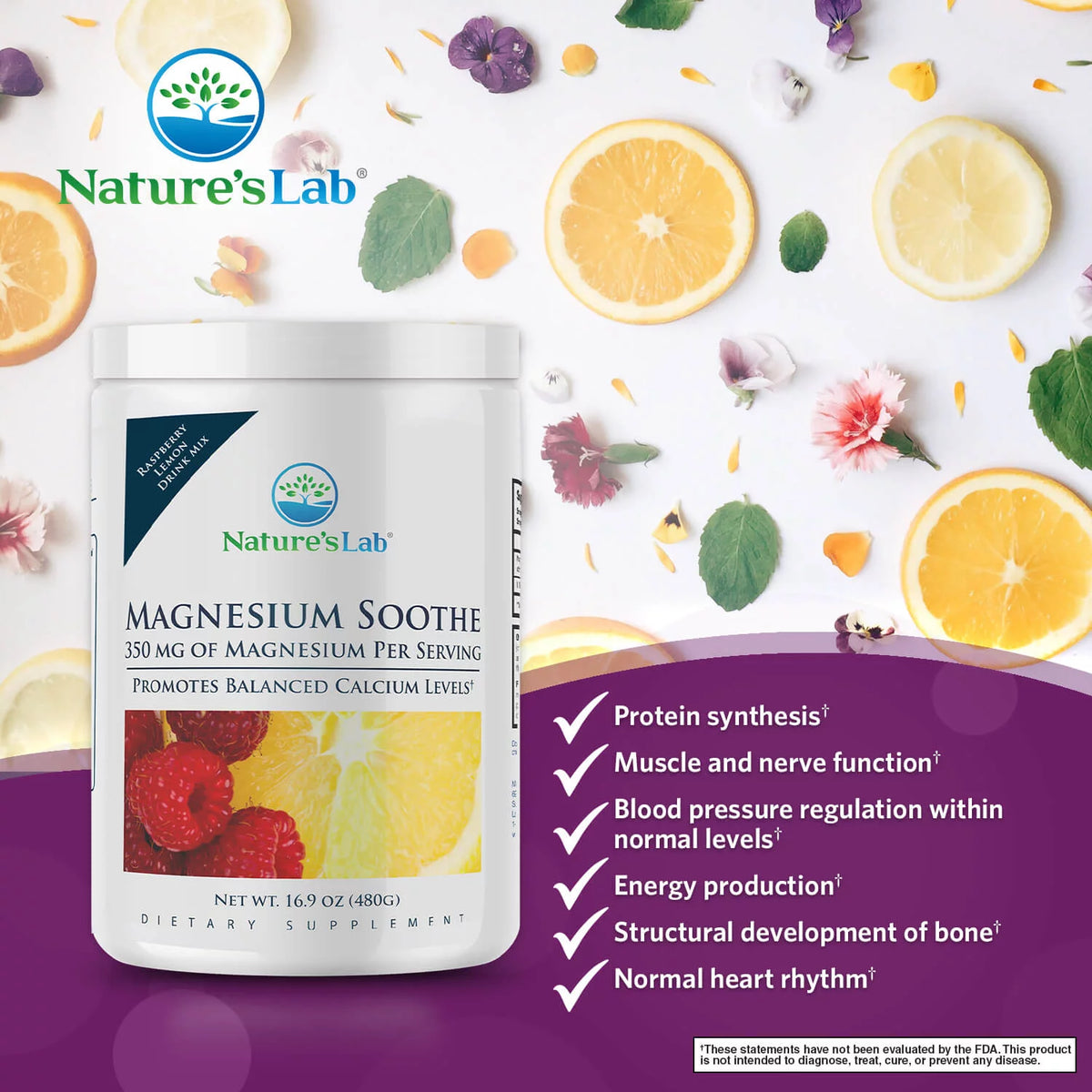 Magnesium Powder 350mg 16.9 oz N25975