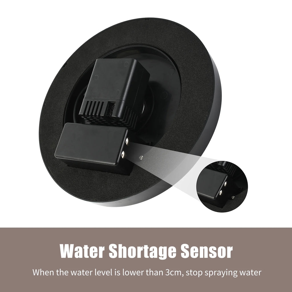 Solar Fountain Pump with 1800mAh Battery 6 Nozzles O740185