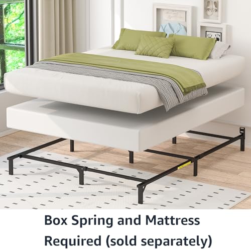 Metal Bed Frame, Full, Black Q56091