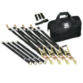 13pc Ratcheting Tie-Down Strap Set G11087