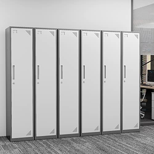 4 Door Steel Locker Cabinet with Lock and Keys Y126