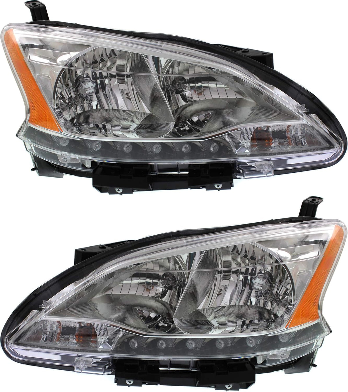 Halogen Headlight Set for 2013-2015 Nissan Sentra H187165