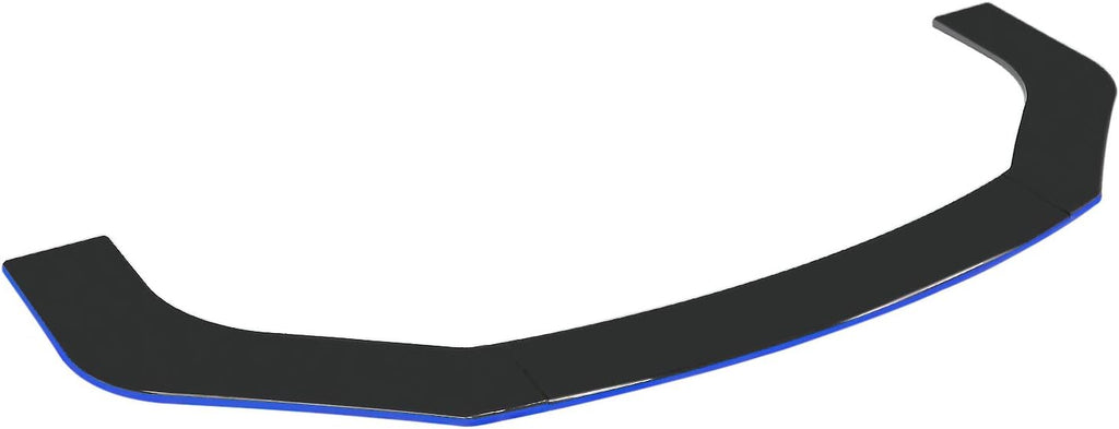 Black+Green Front Bumper Lip Splitters Winglets Canards V9807